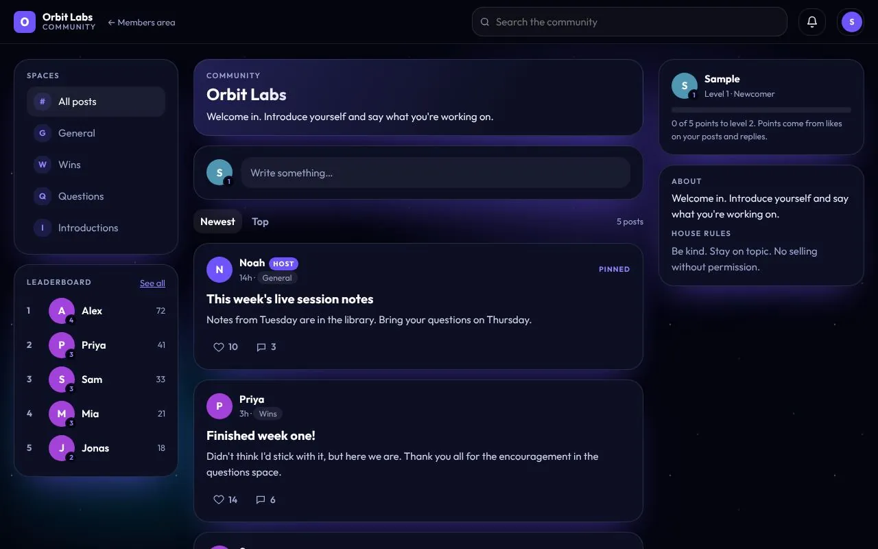The community for Orbit Labs